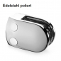 Preview: Modell 28 Glasklemme Edelstahl, flach